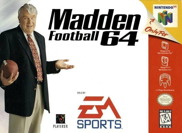 Madden Football 64 (USA) Game Cover